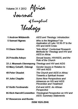 Africa Journal of Evangelical Theology