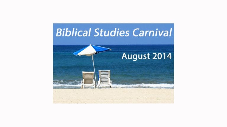 Biblical Studies Carnival – August 2014
