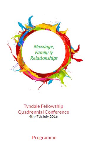 Tyndale Fellowship conference