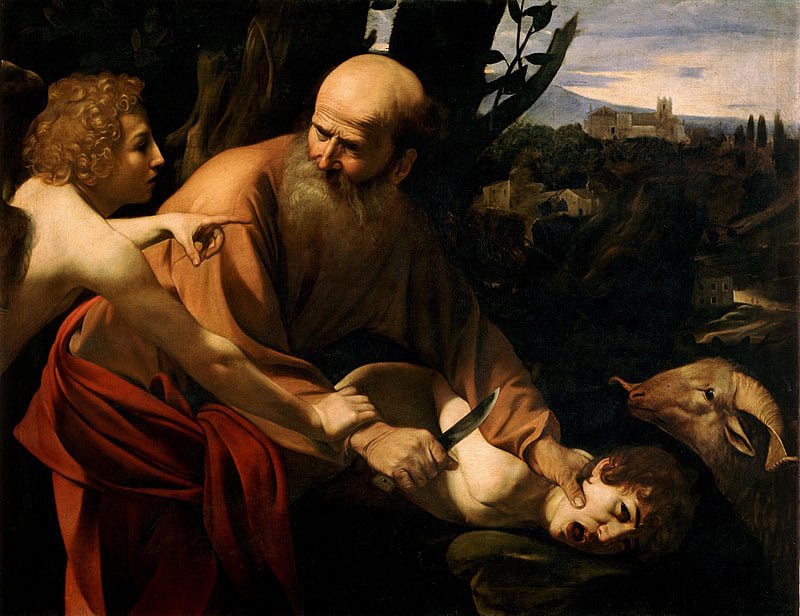 Caravaggio's Sacrifice of Isaac - public domain - Source: Wikipedia