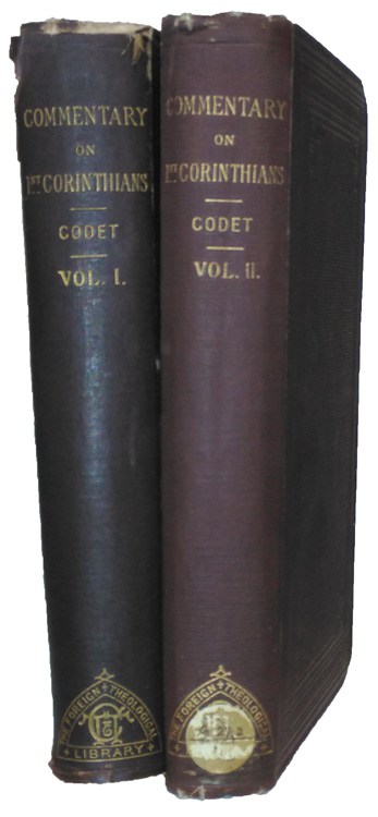 Frédéric Louis Godet [1812-1900], Commentary on St. Paul's First Epistle to the Corinthians, 2 Vols.