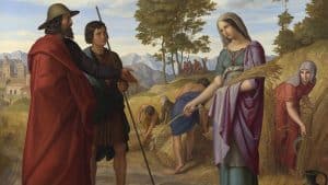 Julius Schnorr von Carolsfeld: Ruth in Boaz's Field, 1828