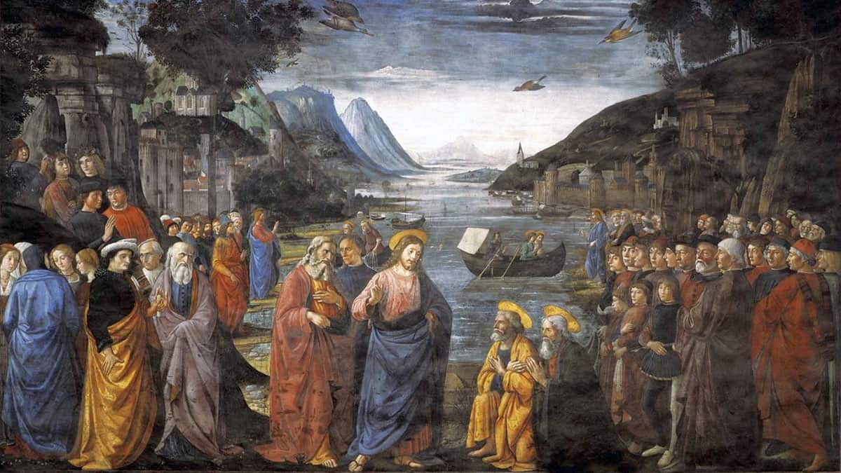 Vocation of the Apostles (1481) by Domenico Ghirlandaio