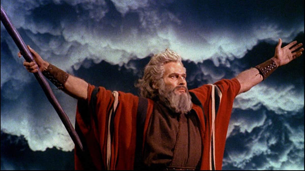Charlton Heston in The Ten Commandments, 1956