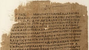 P. Chester Beatty XII, folio 3, verso, currently housed at the University of Michigan