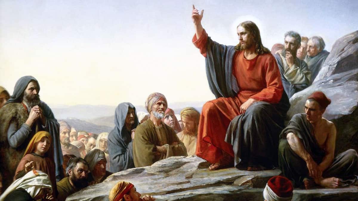 The Sermon on the Mount by Carl Heinrich Bloch, 1877