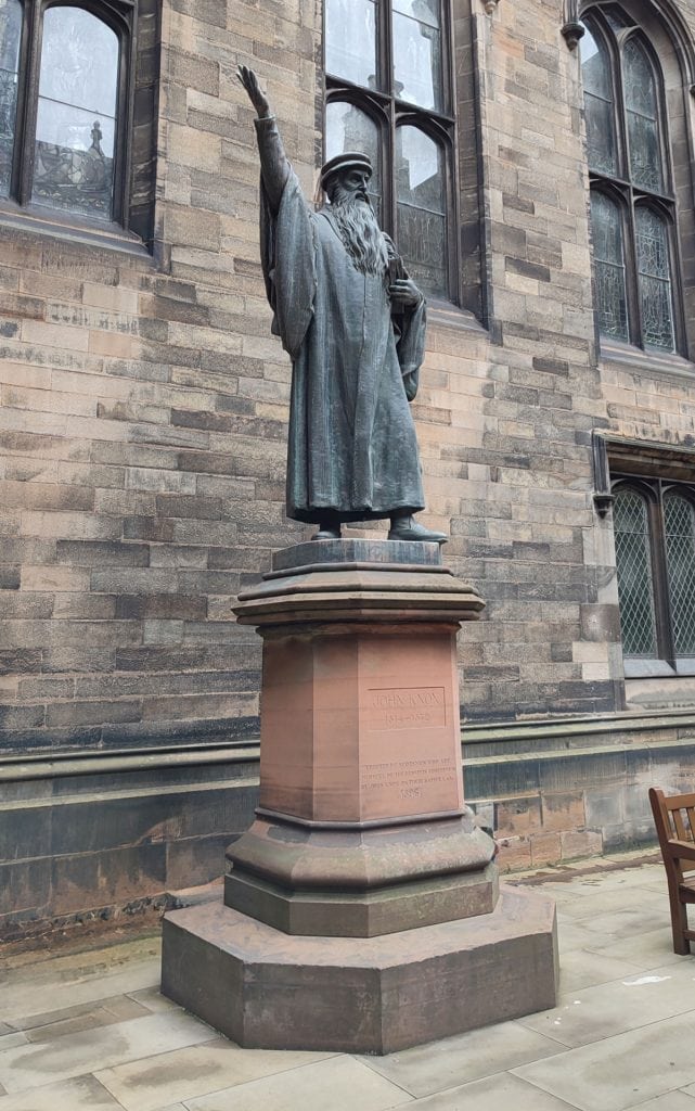 John Knox, New College Edinburgh, Quadrangle