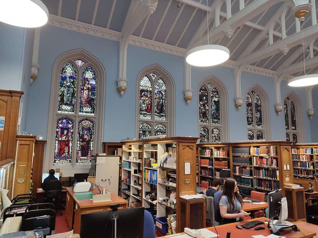 New College Library Edinburgh, Reading Room (left)
