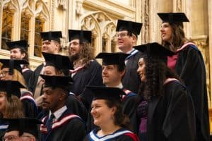 Moorlands College Students at Graduation