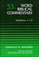Hagner: Word Biblical Commentary Vol. 33a, Matthew 1-13