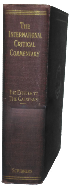 Ernest DeWitt Burton [1841-1900], A Critical and Exegetical Commentary on the Epistle to the Galatians
